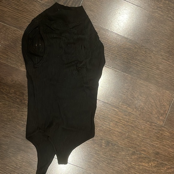 Free People on point ribbed sleeveless bodysuit XS - Picture 4 of 4